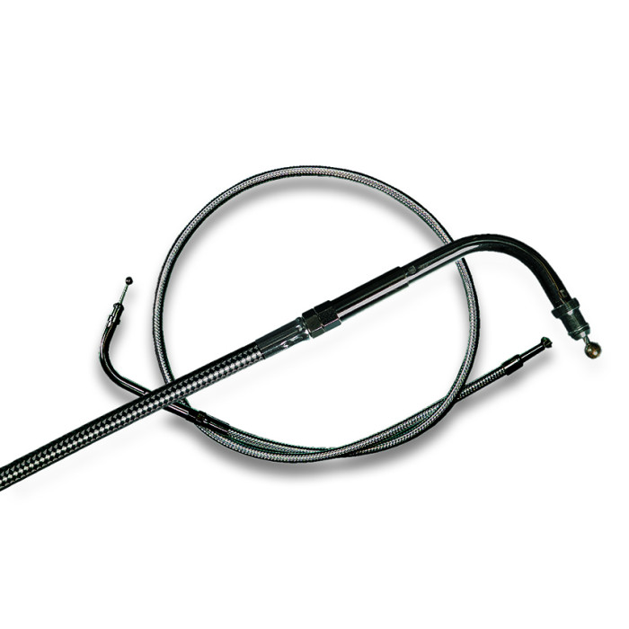 S&S Idle Cable | Braided Black | Motorcycle